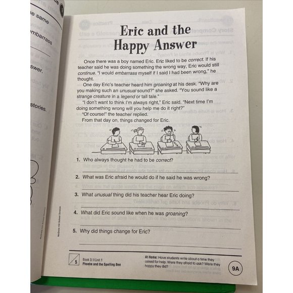 Reading Textbooks 1 & 2 Grade 3 McGraw-Hill Reading, Workbook Book Homeschool - Picture 8 of 9